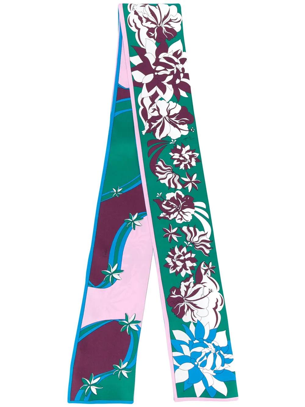 

PUCCI printed silk foulard - Blue
