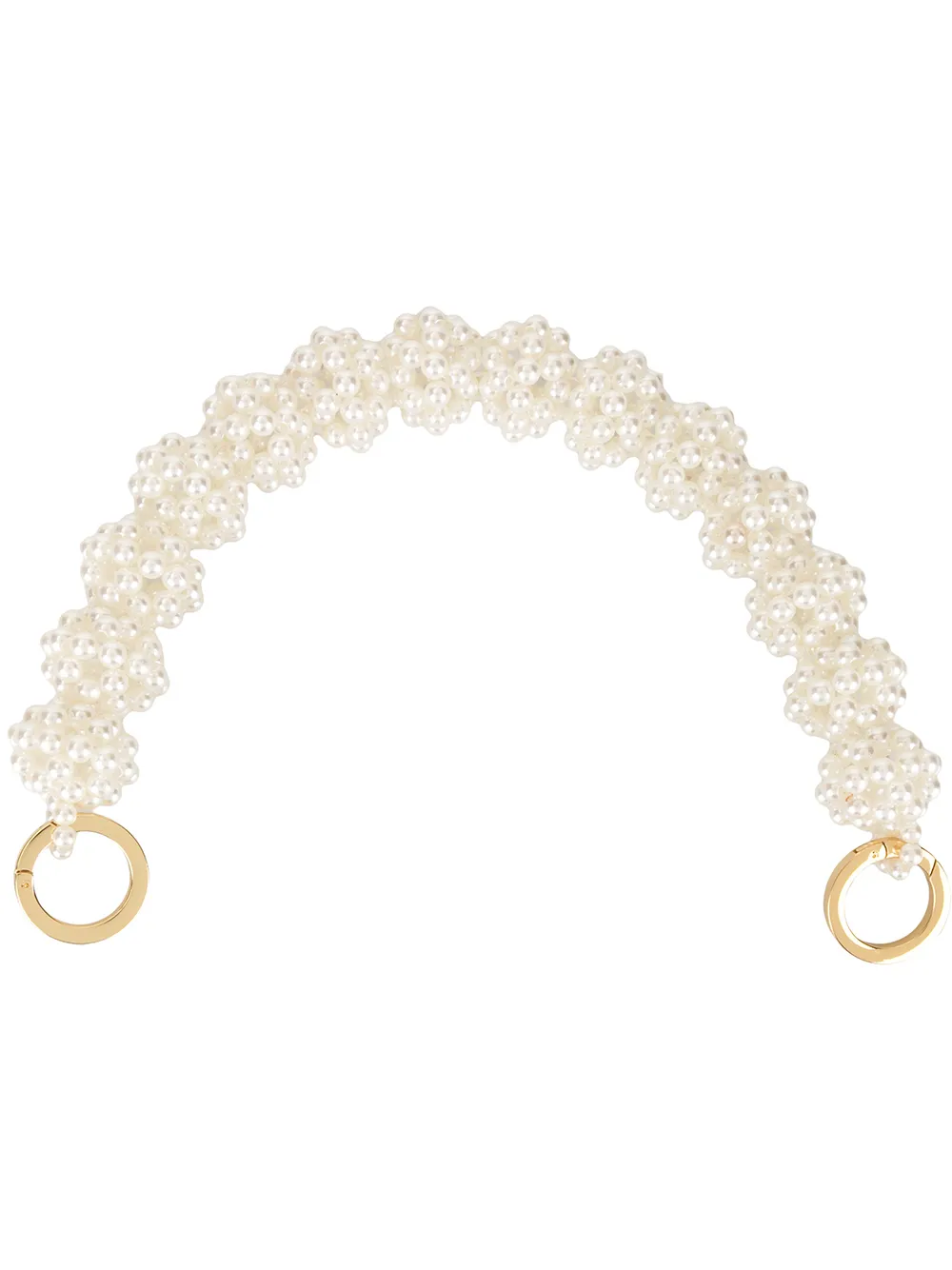 Image 1 of 0711 large pearl-beaded handle