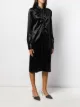 Bottega Veneta ruched midi shirt dress