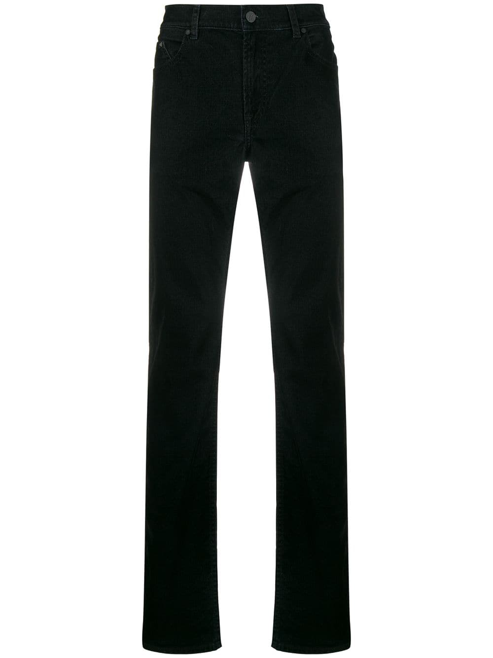 фото Karl Lagerfeld бархатные джинсы с эффектом потертости