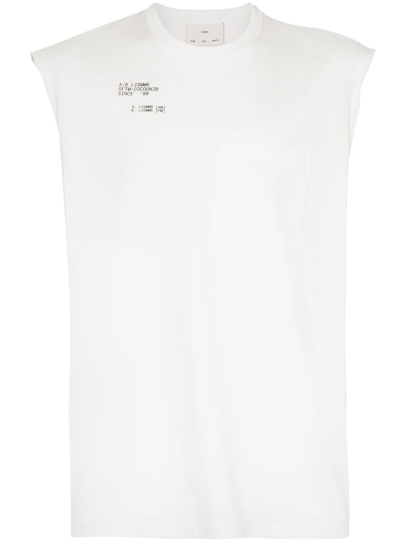 Shop Song For The Mute X Cocoon White Set Tank Top