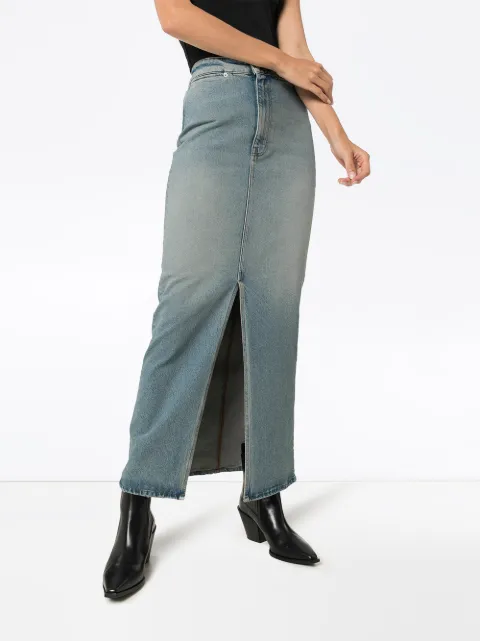 sunflower jean skirt