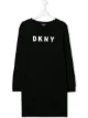 الصورة 1 من Dkny Kids فستان كنزة بشعار