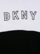 Dkny Kids فستان كنزة بشعار وغطاء رأس