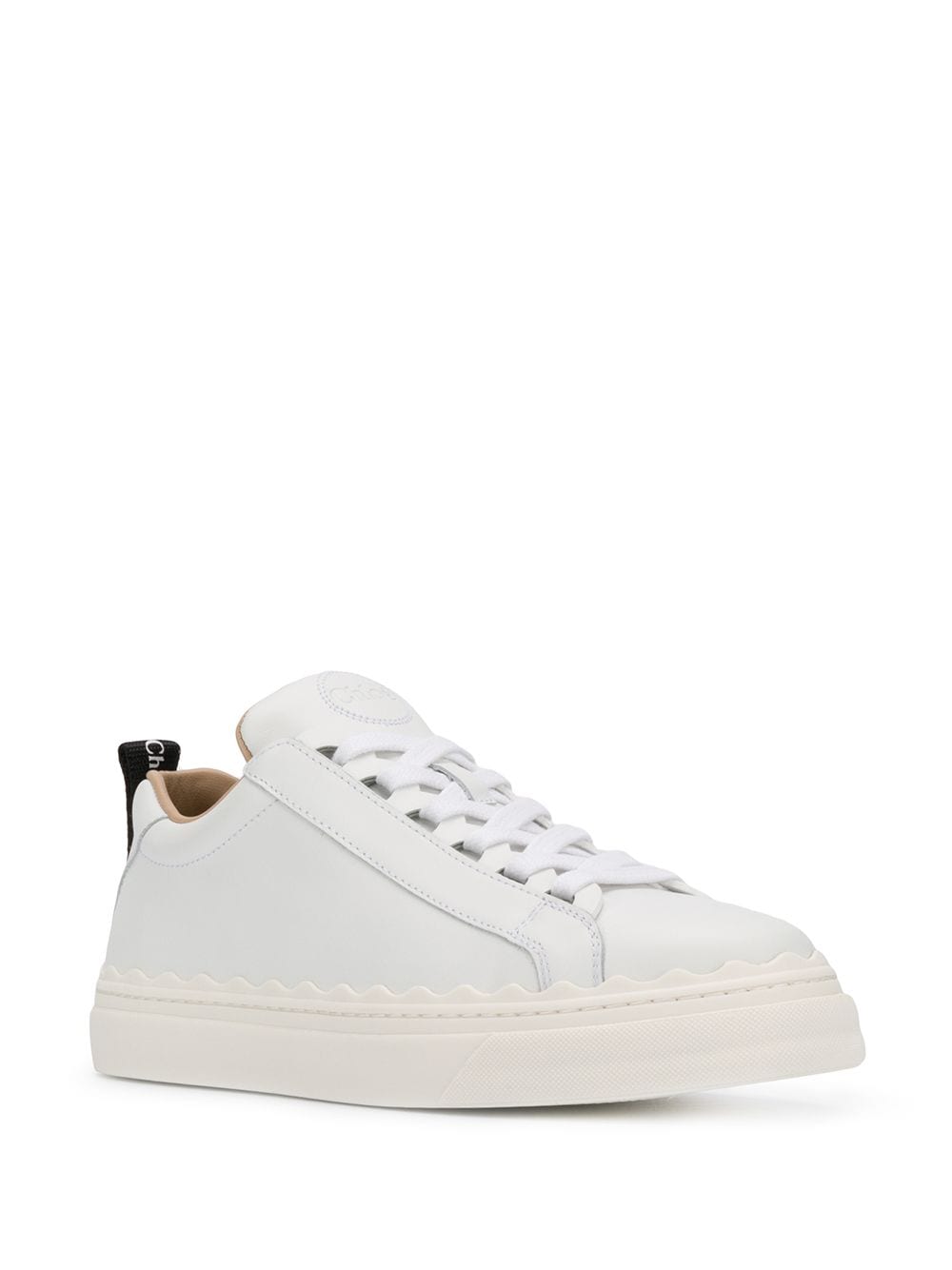 white chloe sneakers