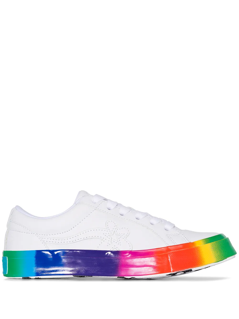 rainbow soled converse