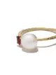 Wouters & Hendrix Gold 18kt yellow gold UZERAI Exclusive Pearl & Ruby ring