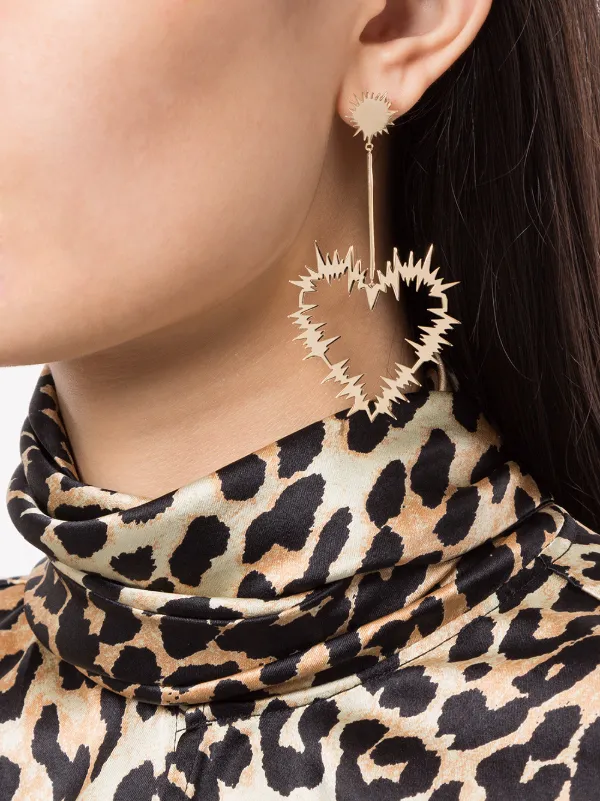 Karen Walker Heart Earrings 2025