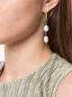 Sandralexandra miercoles pearl-hoop earring