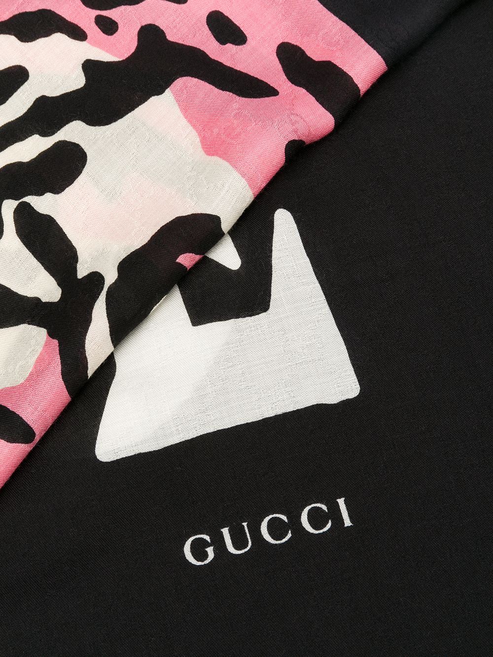 фото Gucci шарф с принтом