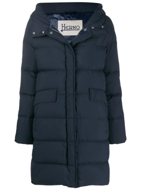 Herno hooded puffer coat