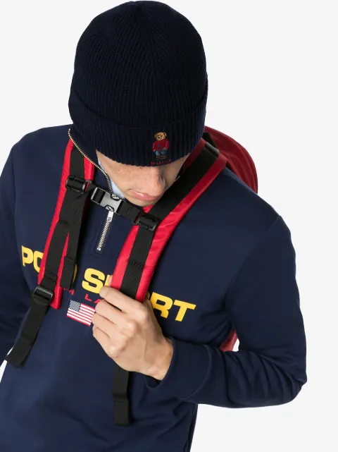 polo ski bear beanie