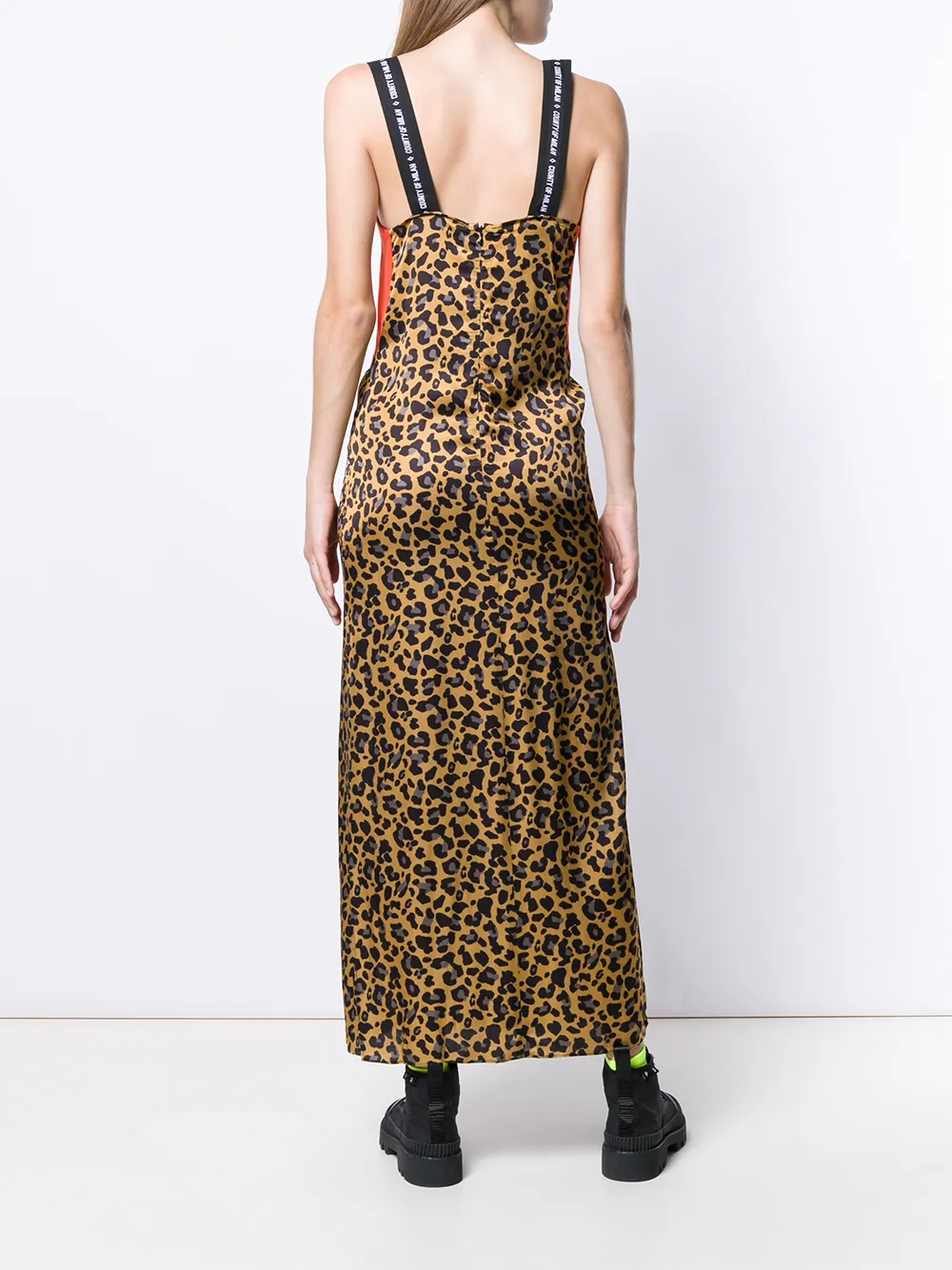 Marcelo Burlon County of Milan Jurk met luipaardprint Bruin