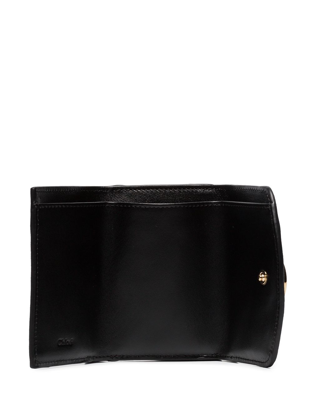 Chloé logo-plaque Leather Wallet - Farfetch