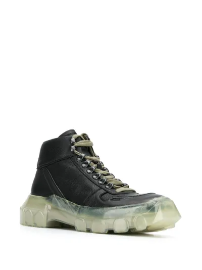 Rick Owens Larry tractor sneakers black 