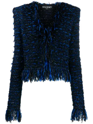 balmain boucle jacket