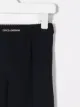 Dolce & Gabbana Kids بنطال لاصق مطرز بشعار
