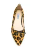 Prada leopard pattern ballerinas