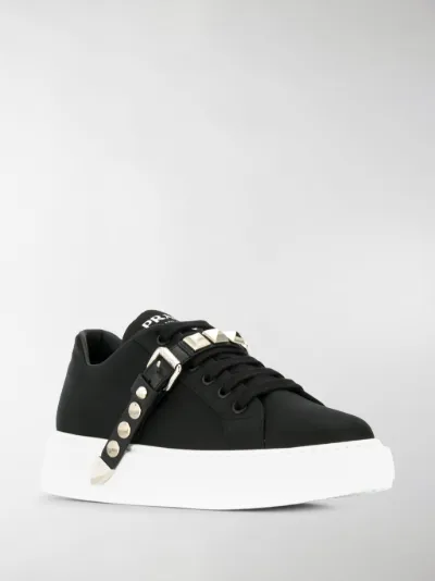 prada strap sneakers