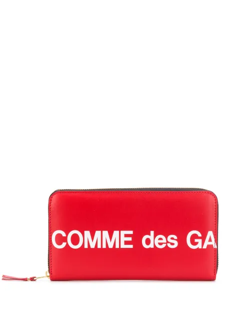 Comme Des Garçons Wallet rectangular logo print wallet