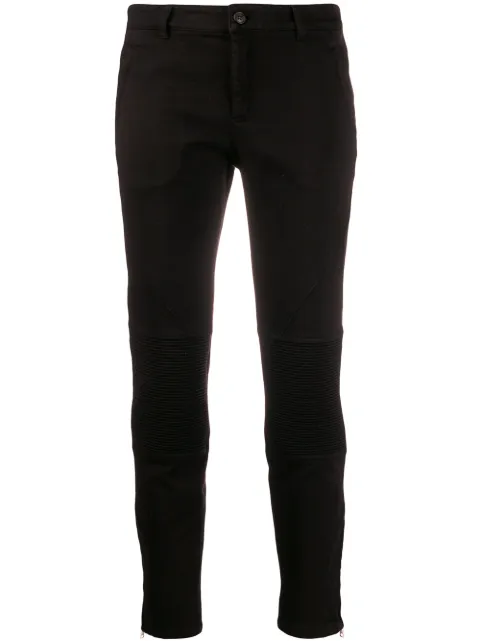 Nº21 jean crop nervuré