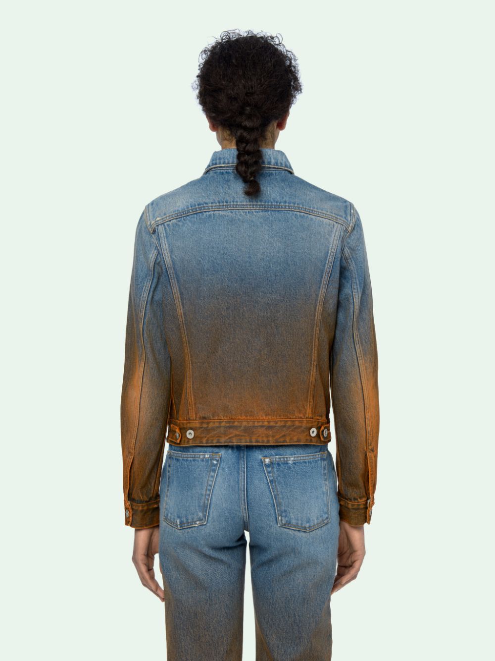 DEGRADE' DENIM JACKET in blue | Off-White™ Official CC