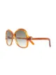 الصورة 2 من Yves Saint Laurent Pre-Owned نظارة شمسية كلاسيكية مربعة بعدسات متدرجة