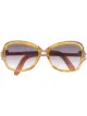 الصورة 1 من Yves Saint Laurent Pre-Owned نظارة شمسية بإطار كبير 1970