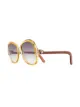 الصورة 2 من Yves Saint Laurent Pre-Owned نظارة شمسية بإطار كبير 1970