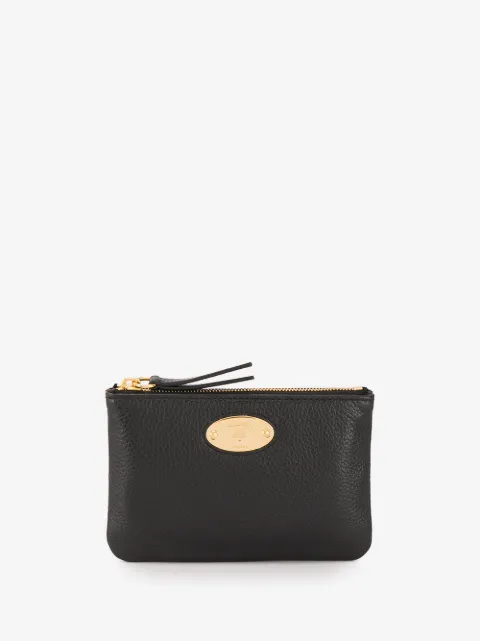 Mulberry logo plaque coin pouch