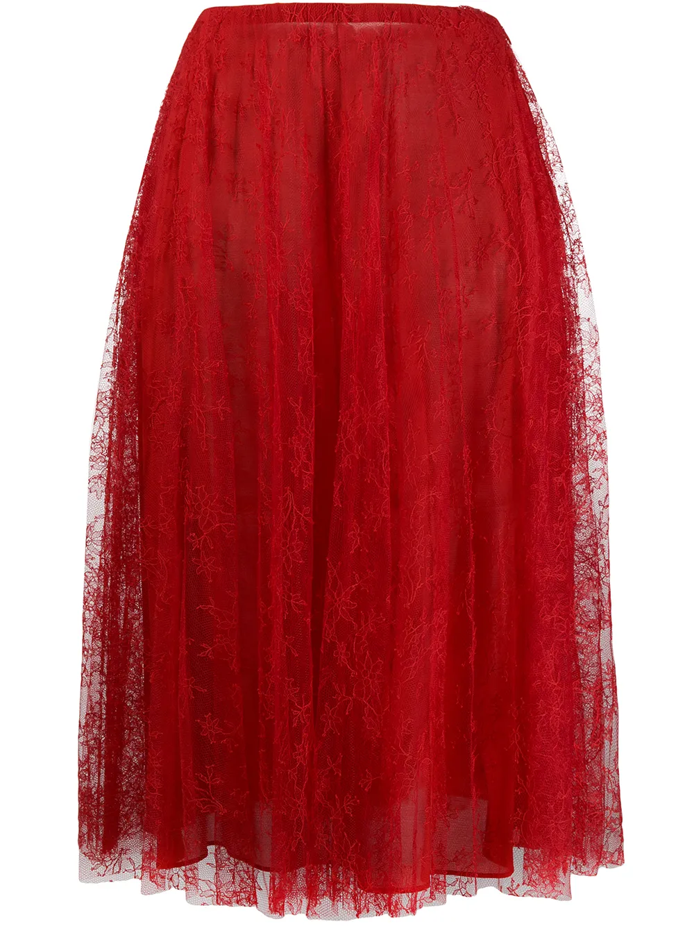 Valentino Garavani Plooirok Rood