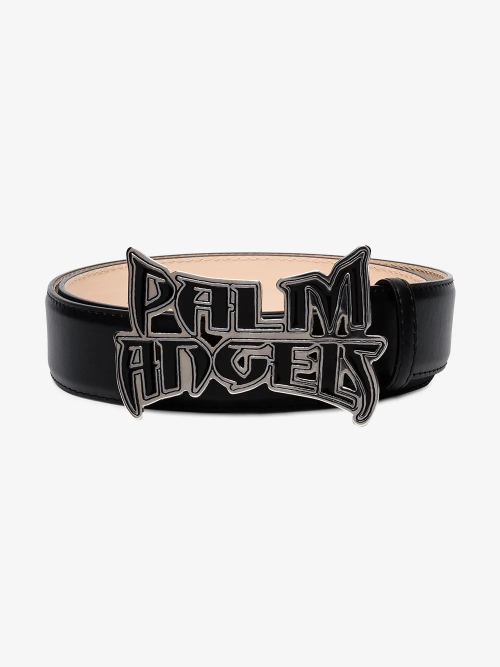 Palm Angels Belts PALM ANGELS LOGO BUCKLE BELT
