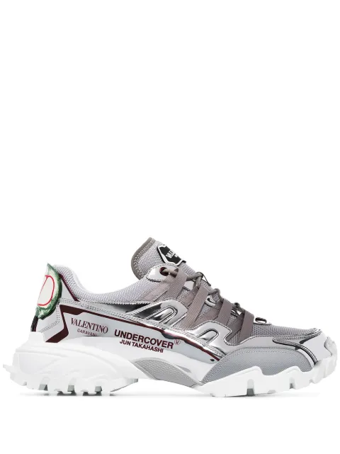 valentino shoes silver