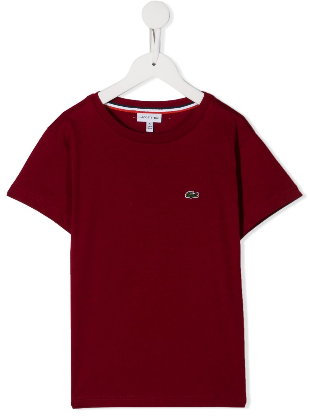 фото Lacoste Kids футболка с вышитым логотипом