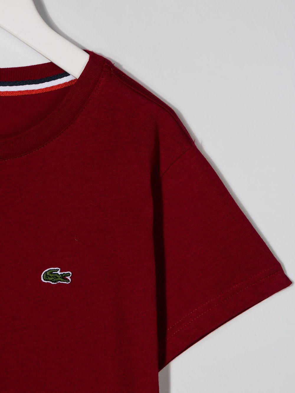 фото Lacoste Kids футболка с вышитым логотипом