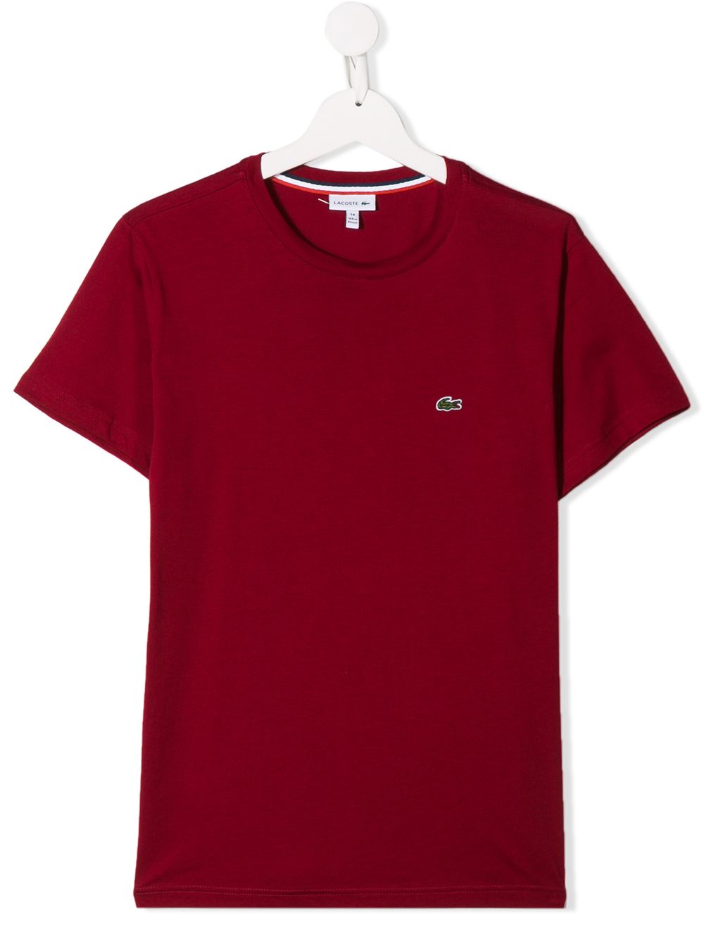 фото Lacoste Kids футболка с вышитым логотипом