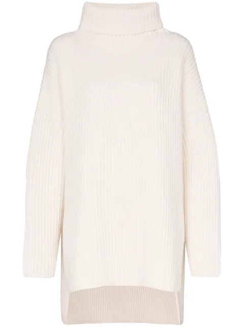 joseph oversized wool turtleneck sweater