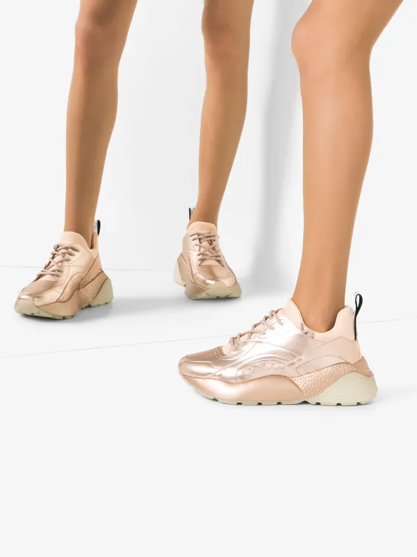 stella mccartney rose gold sneakers