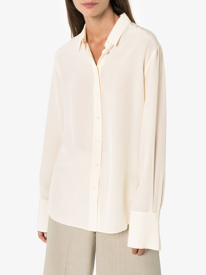 Shop Joseph Joe Button-up Shirt In Neutrals