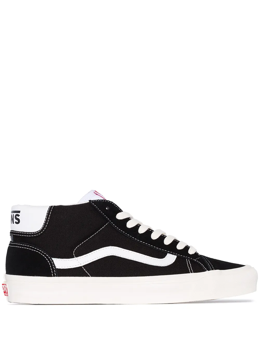 vans mid white