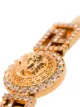 Versace crystal embellished medusa hairclip