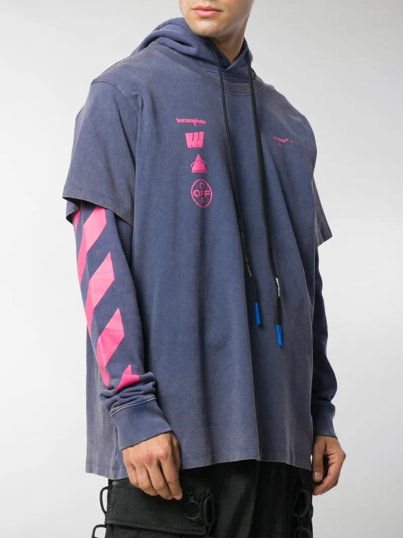Off-White Mariana de Silva hoodie blue 