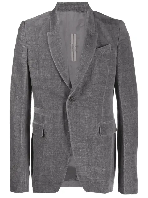 Rick Owens velvet blazer