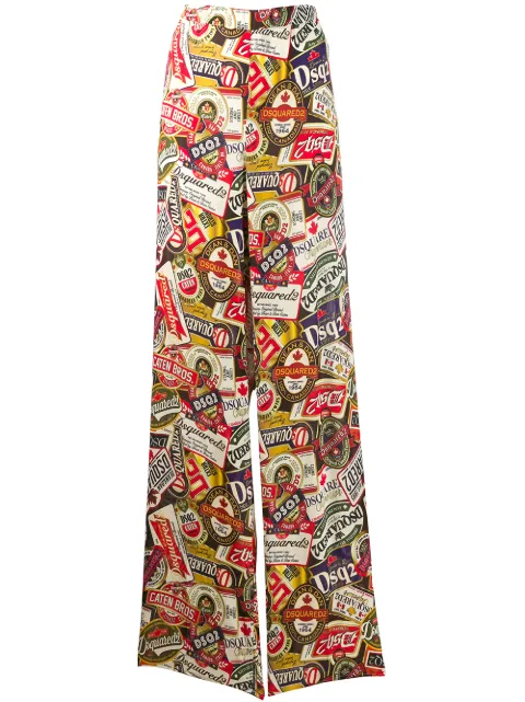 DSQUARED2 printed palazzo pants