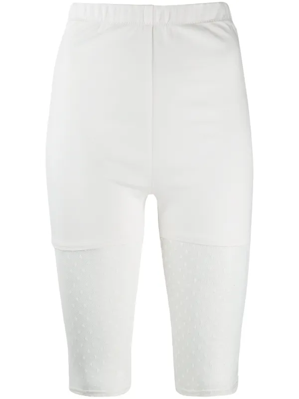 mesh panel cycling shorts