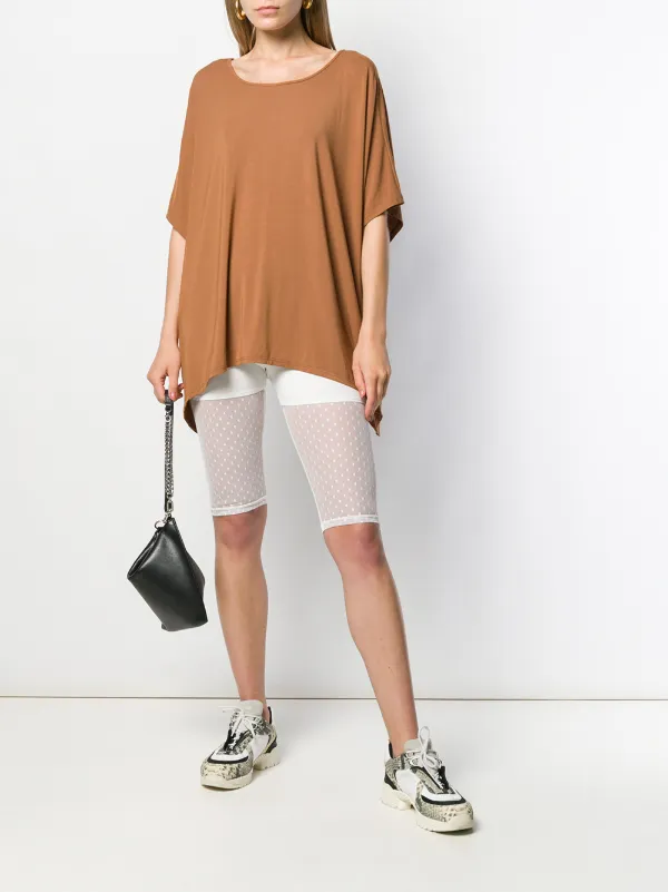 mesh panel cycling shorts