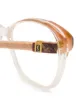Yves Saint Laurent Pre-Owned نظارة كلاسيكية بإطار مستدير