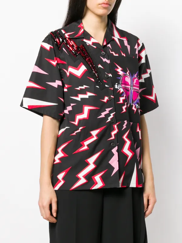prada lightning bolt shirt
