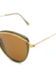 Persol Pre-Owned نظارة شمسية بإطار مستدير