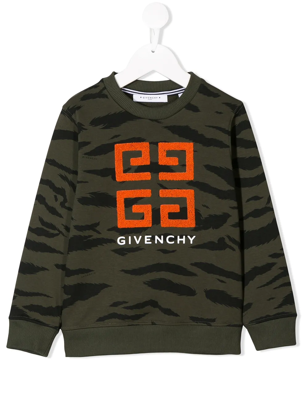 Givenchy Kids logo embroidered sweatshirt Givenchy Kids logo embroidered sweatshirt